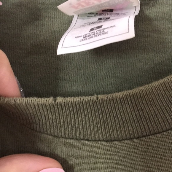 Vintage fruit of the loom heavy tag half moon beach unisex T-shirt size large - Picture 6 of 12